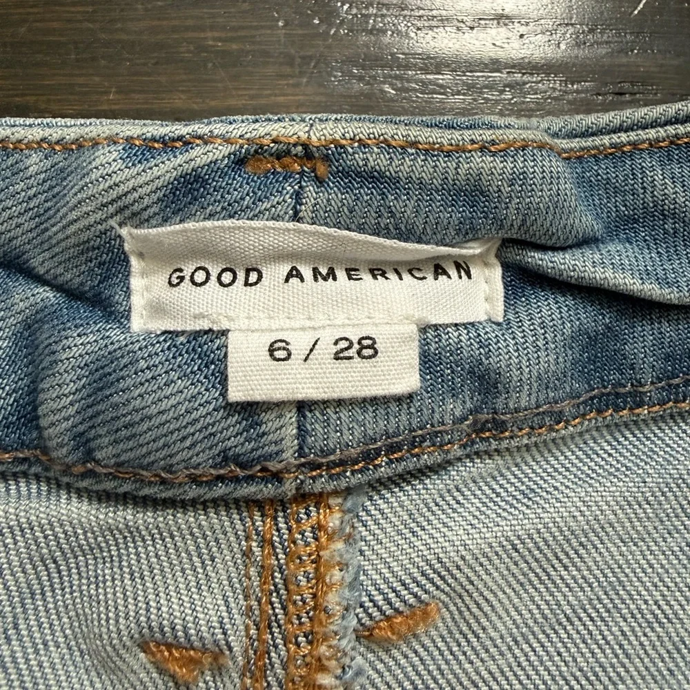Good American ‘the weekender cuff’ jeans sz 28 - Picture 3 of 4